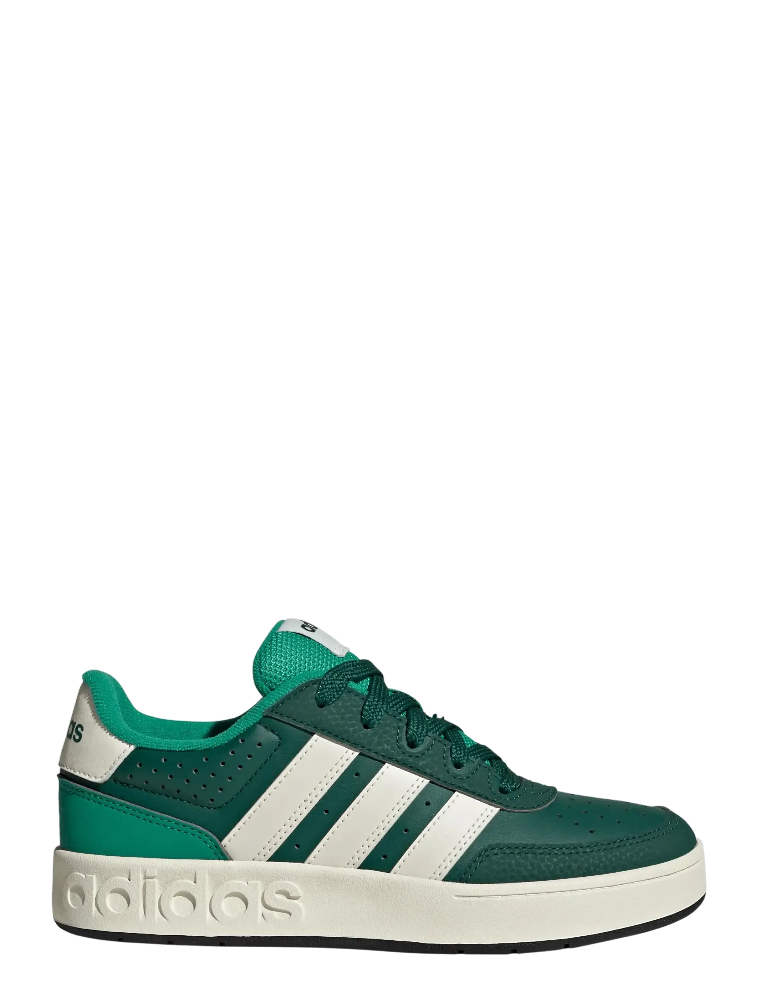 adidas Sportswear - BREAKBASE J - lave sneakers - cgreen/owhite/cougrn - 1