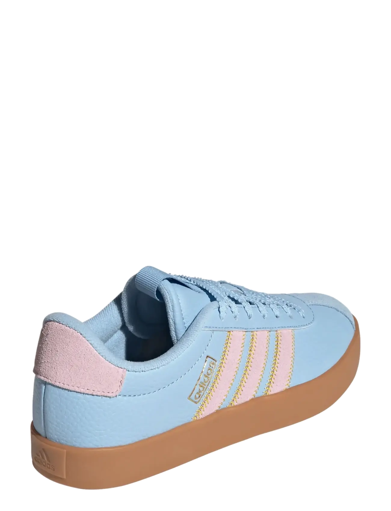 adidas Sportswear - VL COURT 3.0 - lave sneakers - clesky/clpink/goldmt - 3