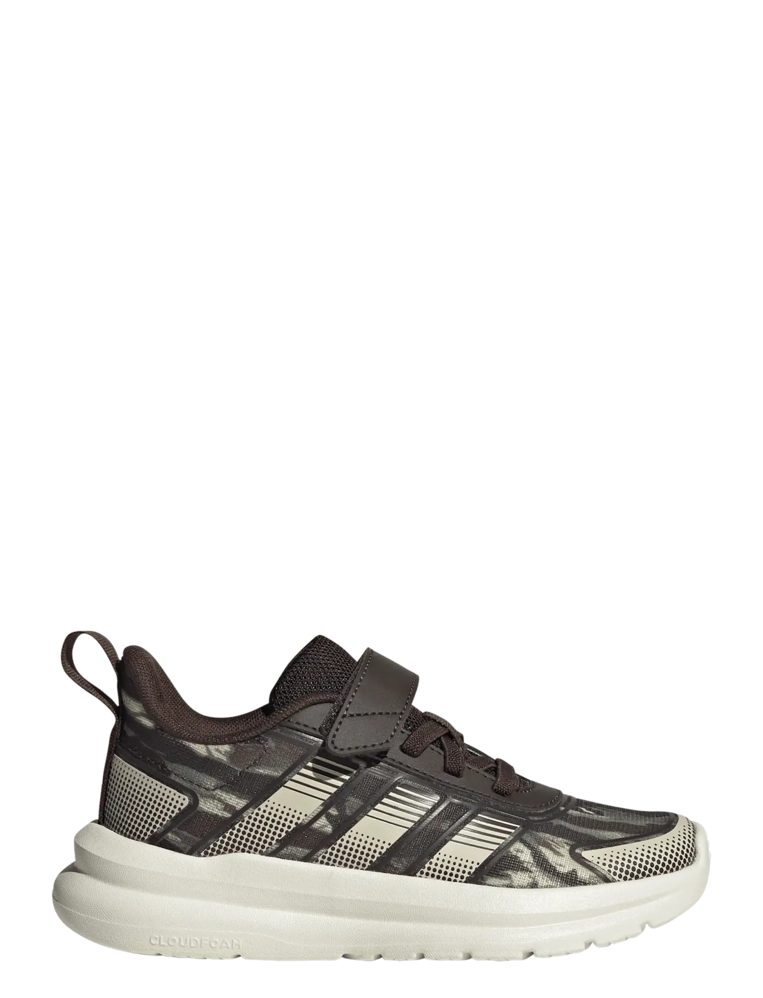 adidas Sportswear - TENSAUR RUN 4.0 EL C - lave sneakers - dbrown/alumin/owhite - 1