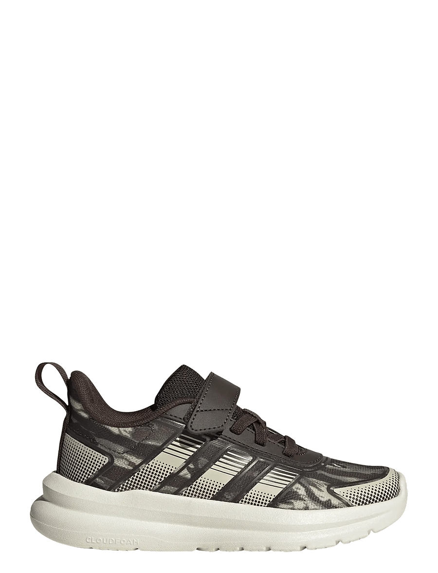 adidas Sportswear - TENSAUR RUN 4.0 EL C - lave sneakers - dbrown/alumin/owhite - 1