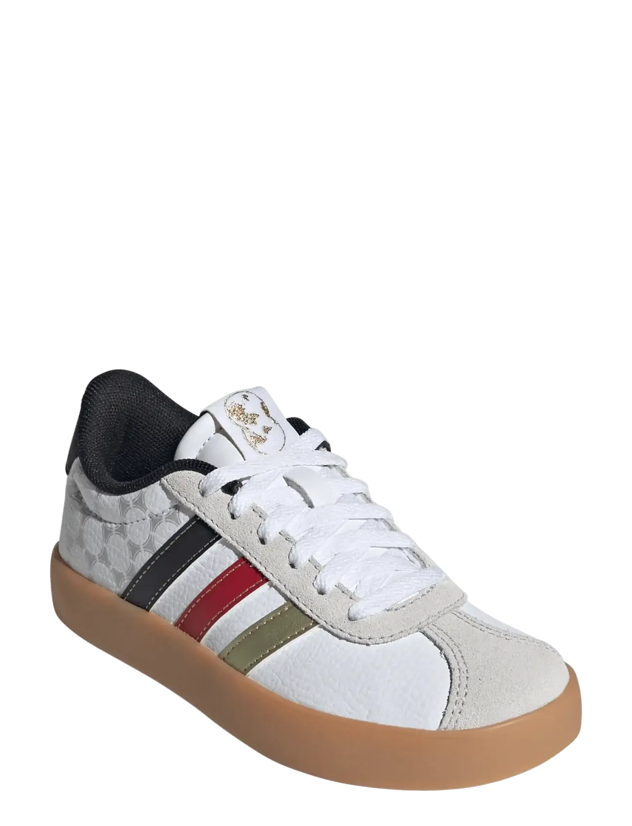 adidas Sportswear VL COURT 3.0 K - Lágir strigaskór - FTWWHT/CBLACK/GOLDMT / white