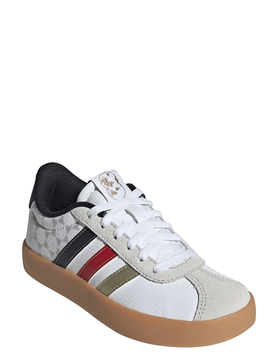 adidas Sportswear - VL COURT 3.0 K - lágir strigaskór - ftwwht/cblack/goldmt - 0
