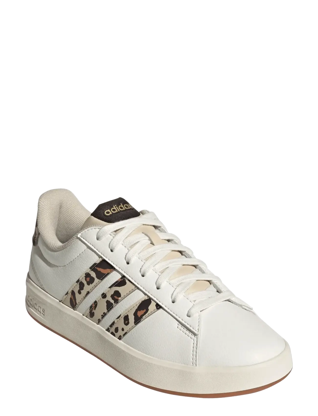 adidas Sportswear Grand Court 3.0, Kvinder, Leopard Print Sneakers, Hvid, Str: 36