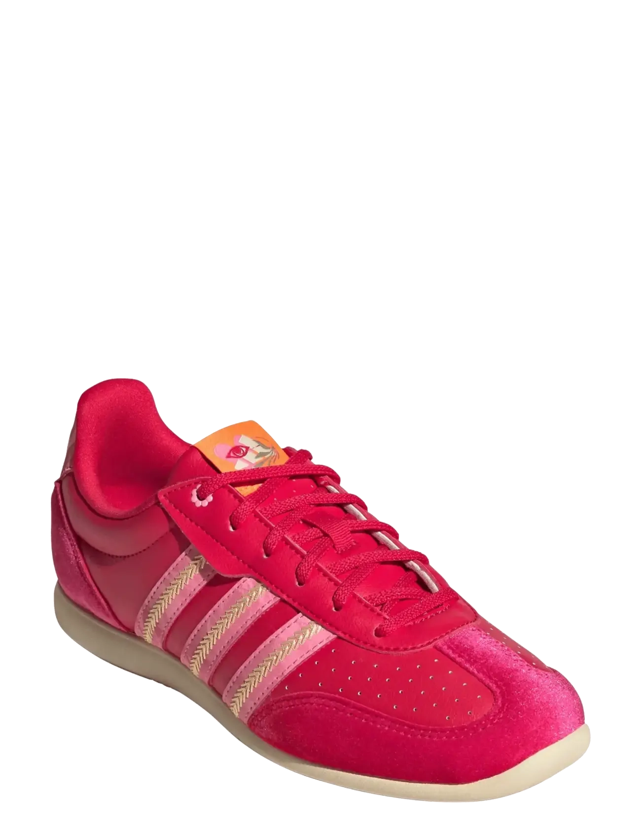 adidas Sportswear BARREDA LO - Sneakers - PURRUB/BLIPNK/LUOR / red