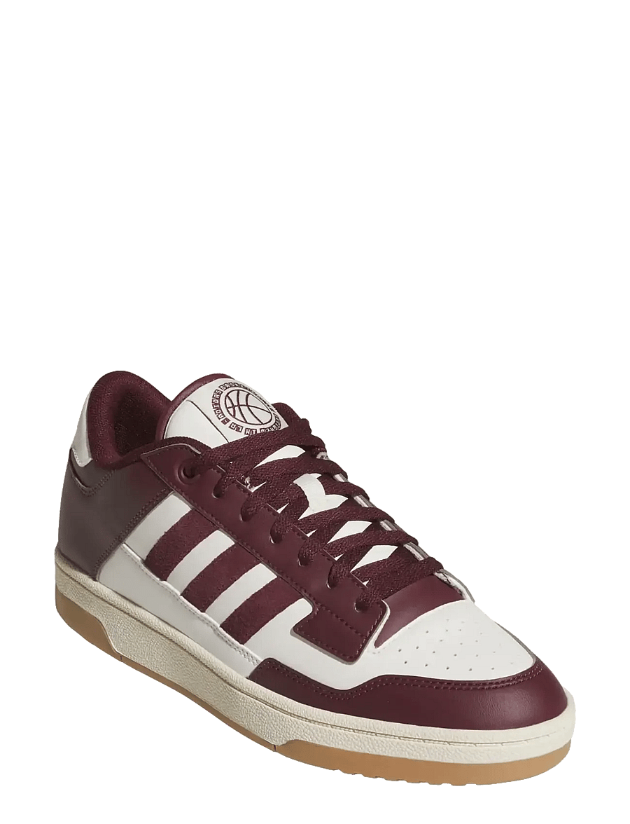 adidas Sportswear - RAPID COURT LOW - niedrige sneakers - ftwwht/maroon/gum4 - 0