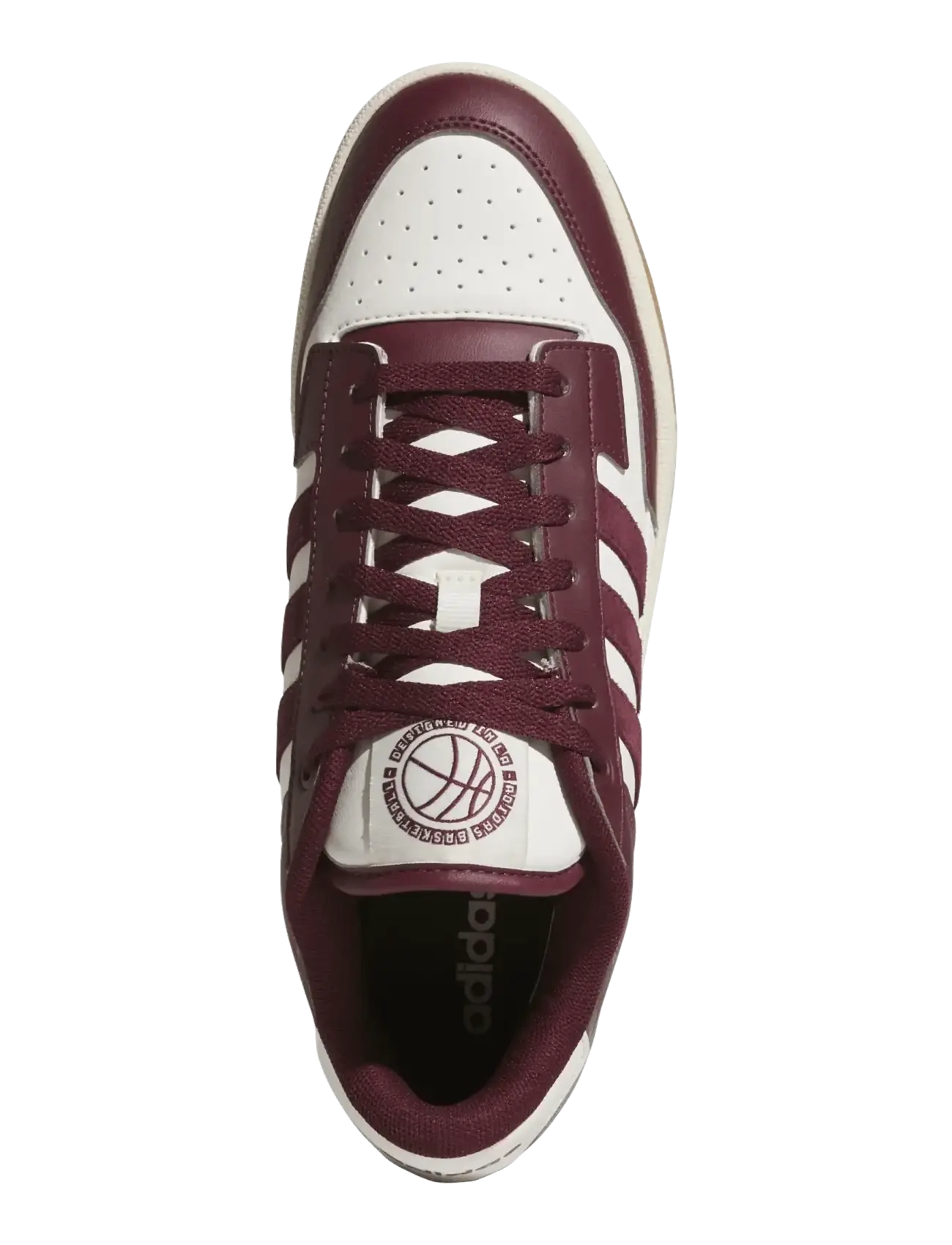 adidas Sportswear - RAPID COURT LOW - ftwwht/maroon/gum4 - 4