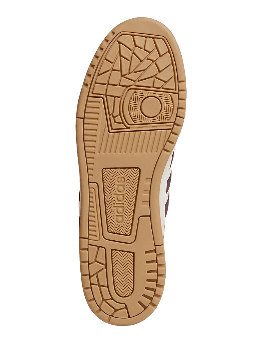 adidas Sportswear - RAPID COURT LOW - niedrige sneakers - ftwwht/maroon/gum4 - 5