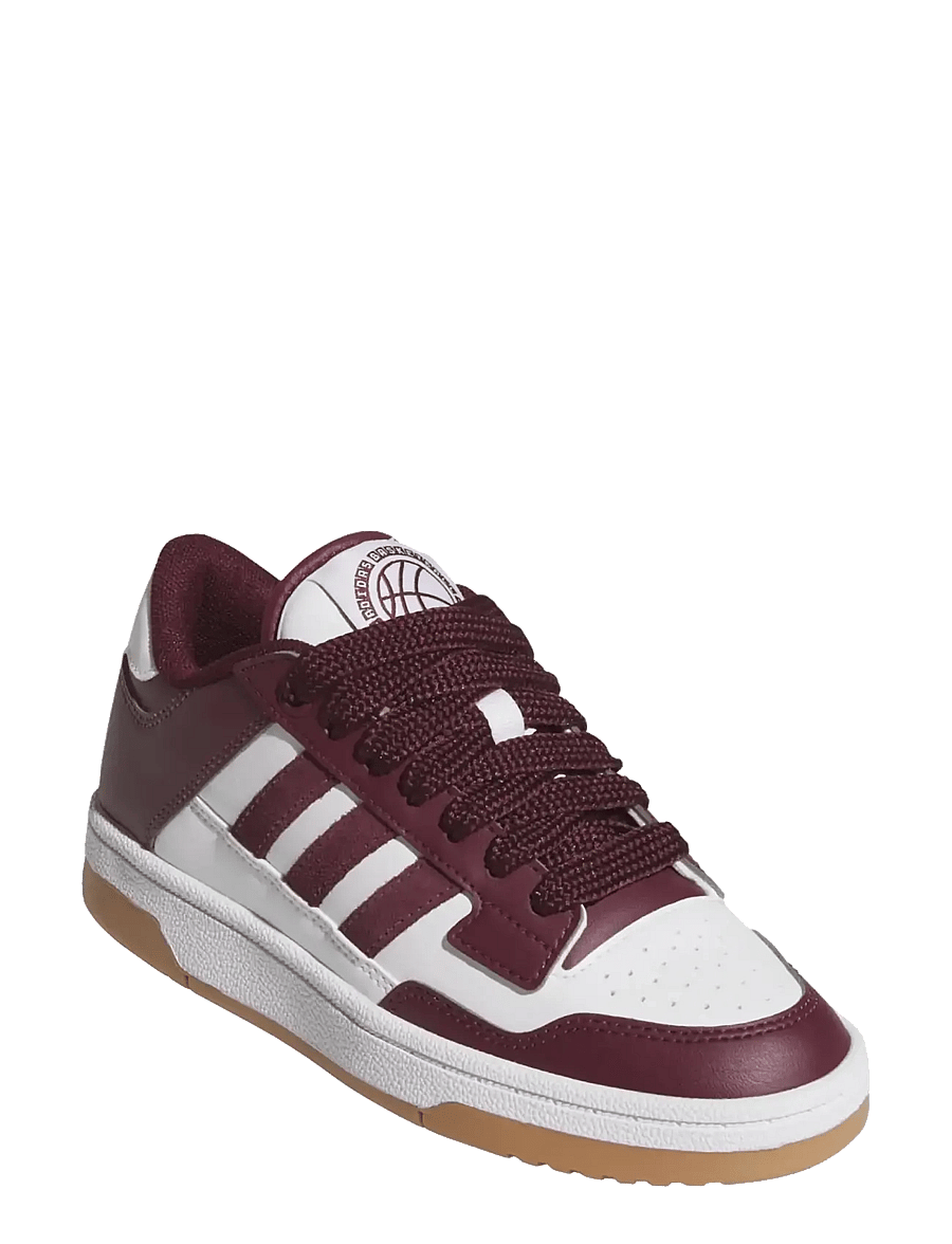 adidas Sportswear - RAPID COURT LOW J - baskets basses - ftwwht/maroon/gum4 - 0