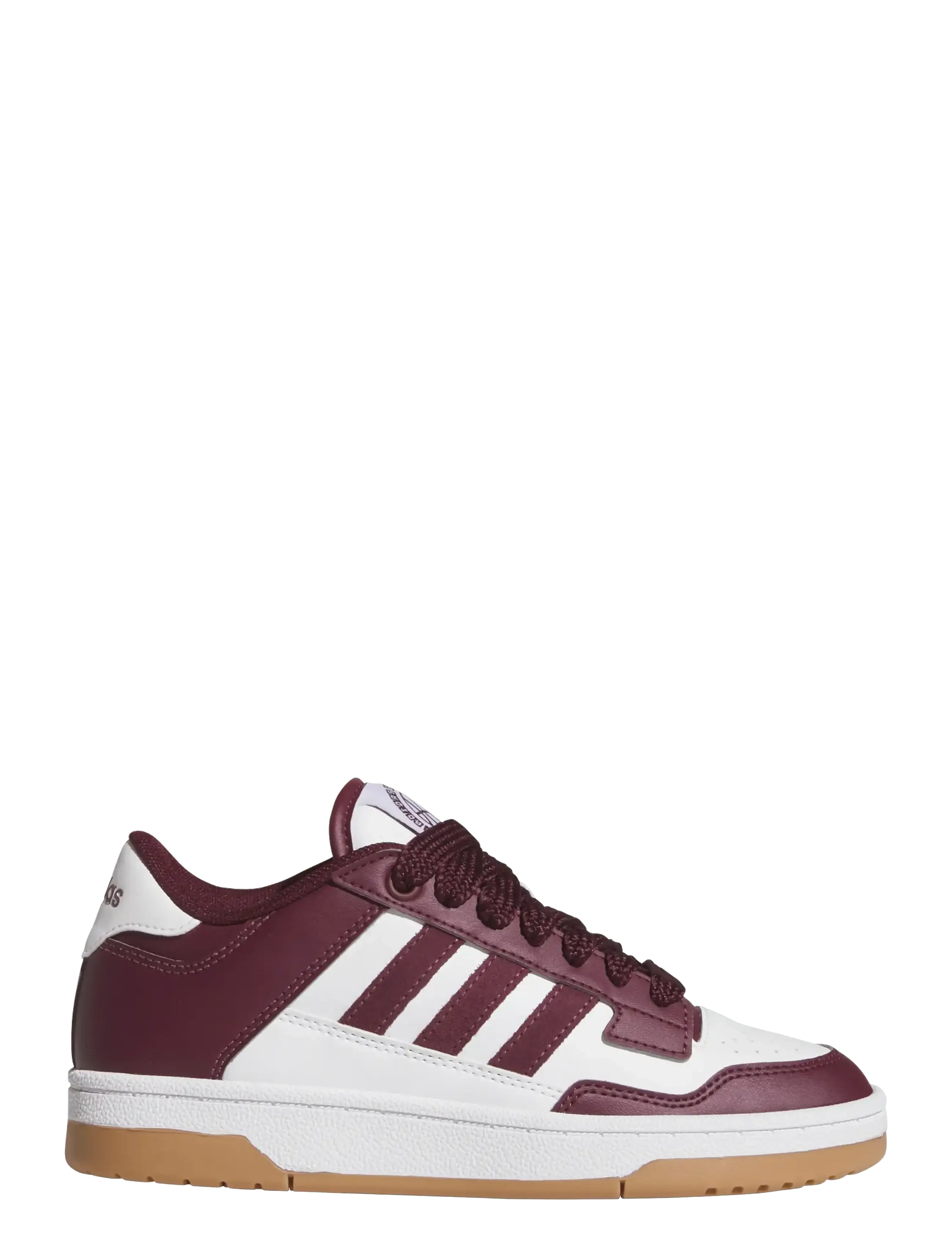 adidas Sportswear - RAPID COURT LOW J - baskets basses - ftwwht/maroon/gum4 - 1
