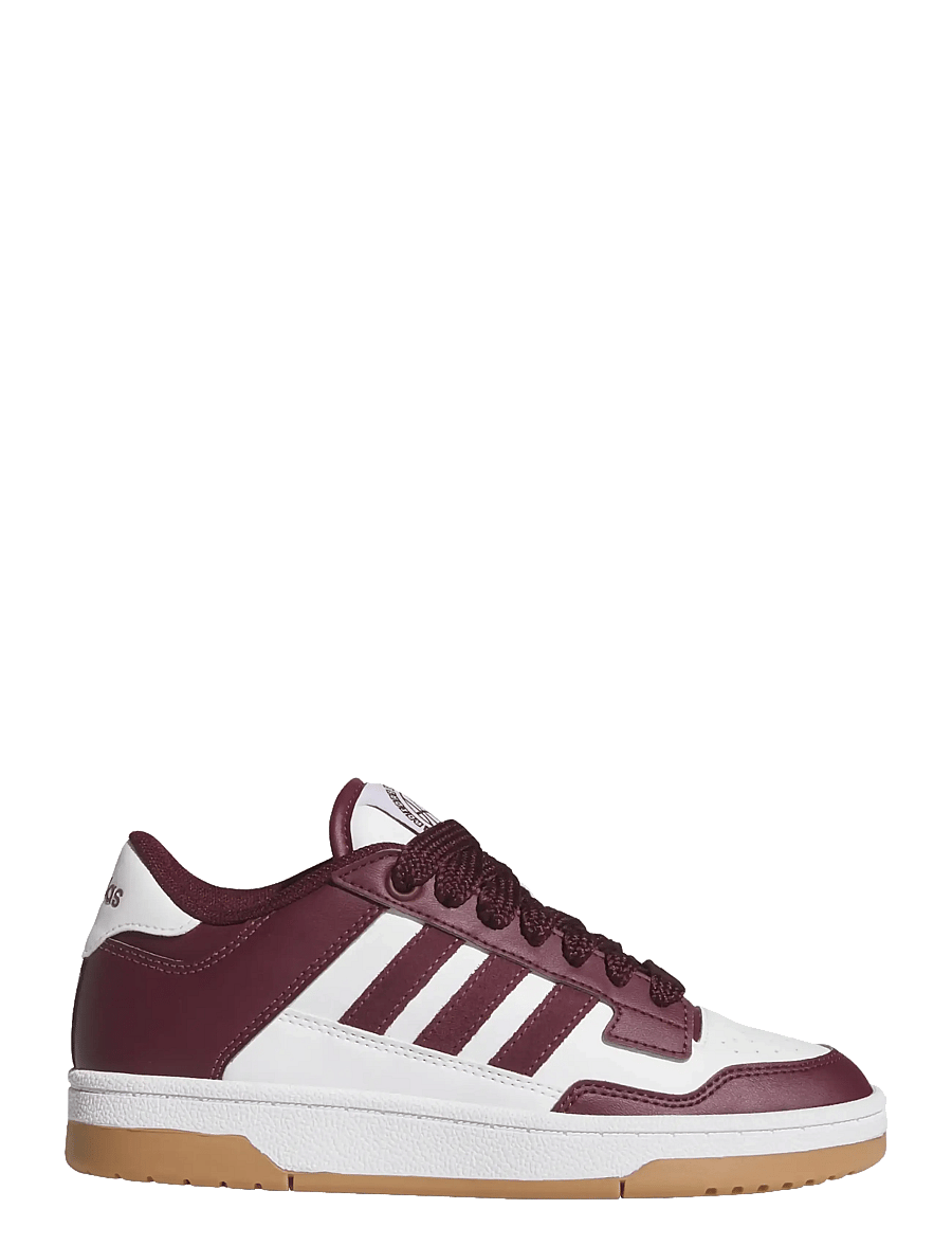 adidas Sportswear - RAPID COURT LOW J - baskets basses - ftwwht/maroon/gum4 - 1