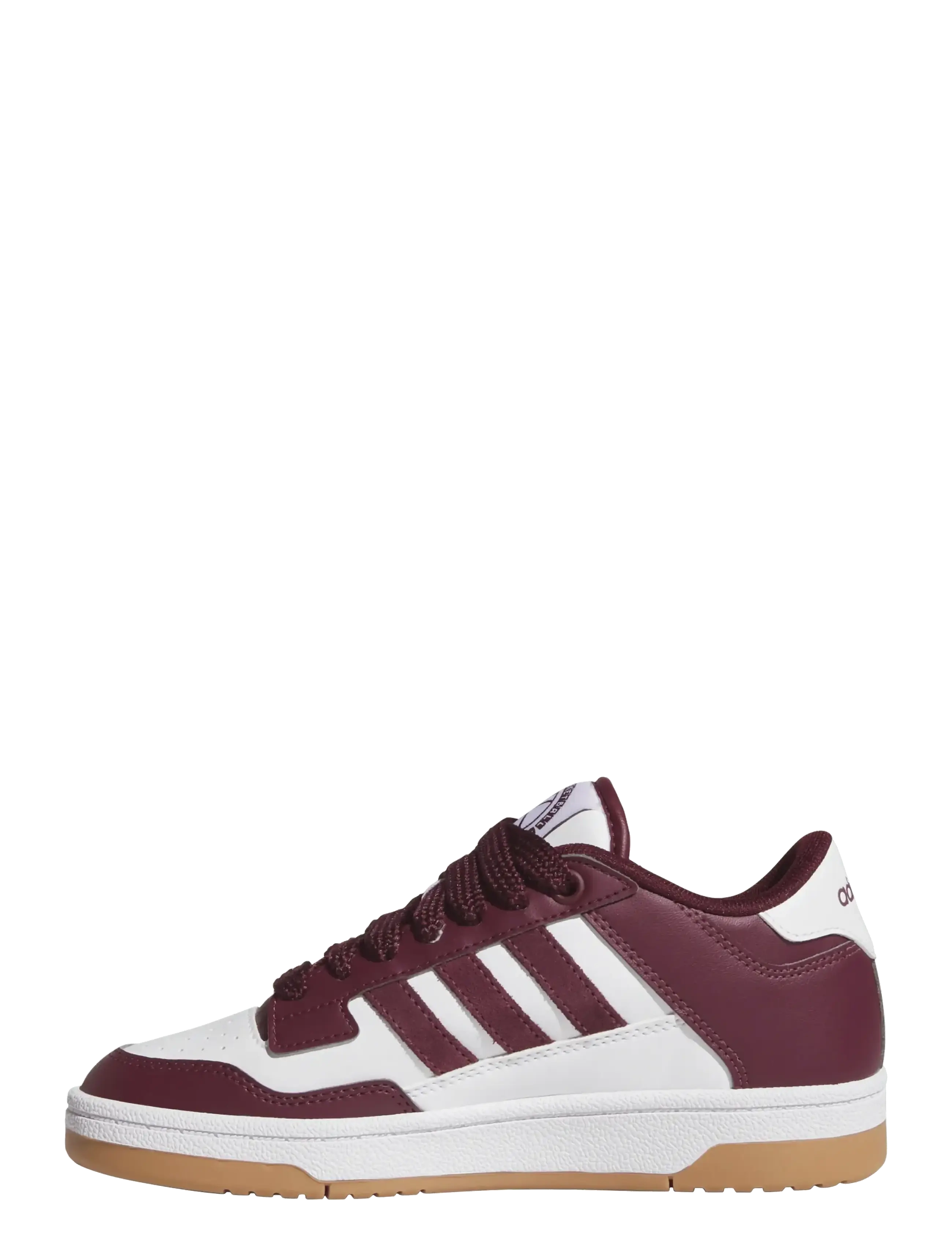 adidas Sportswear - RAPID COURT LOW J - baskets basses - ftwwht/maroon/gum4 - 2