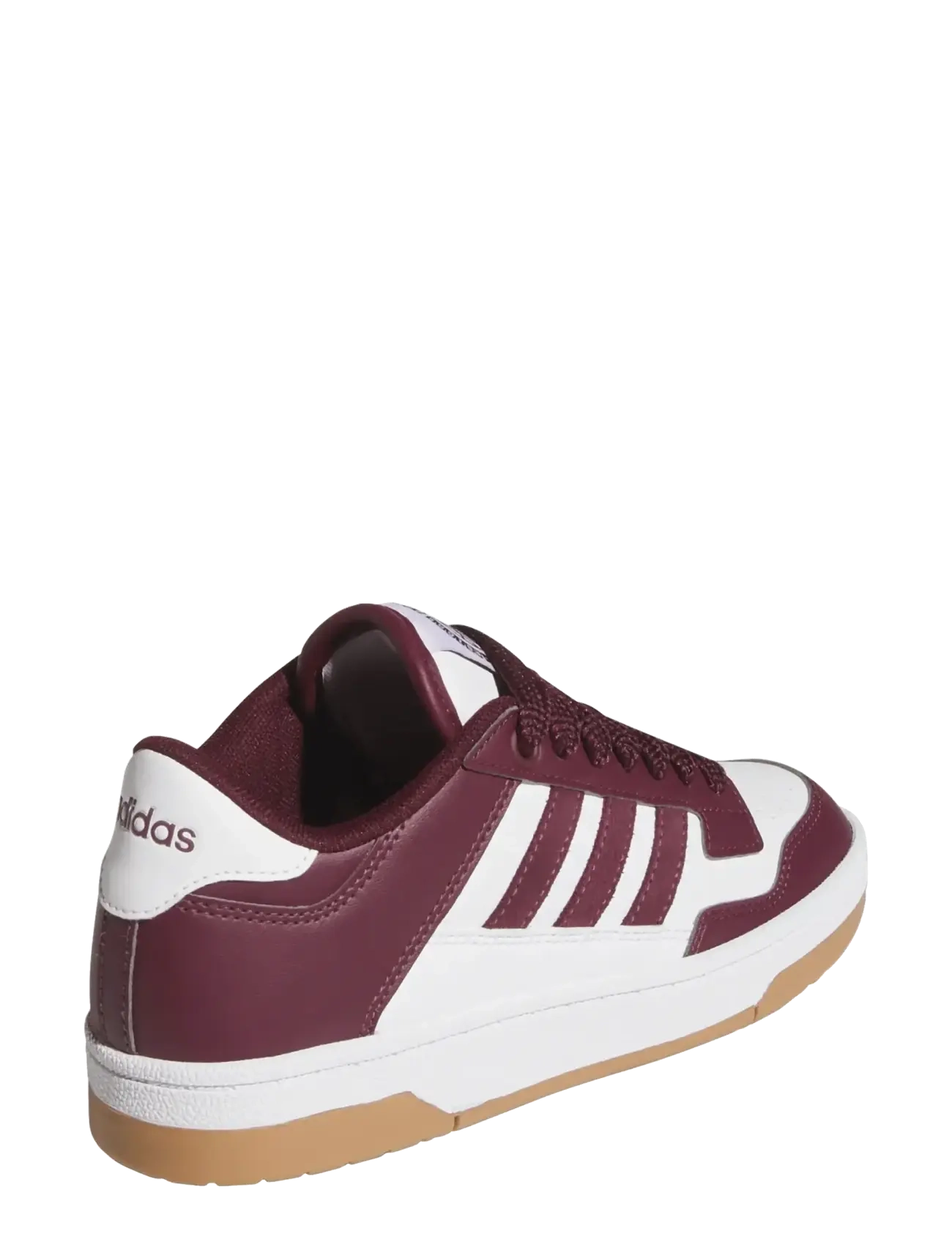 adidas Sportswear - RAPID COURT LOW J - baskets basses - ftwwht/maroon/gum4 - 3