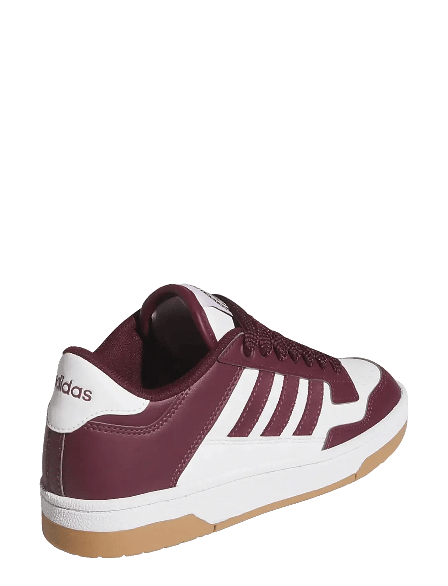 adidas Sportswear - RAPID COURT LOW J - baskets basses - ftwwht/maroon/gum4 - 3