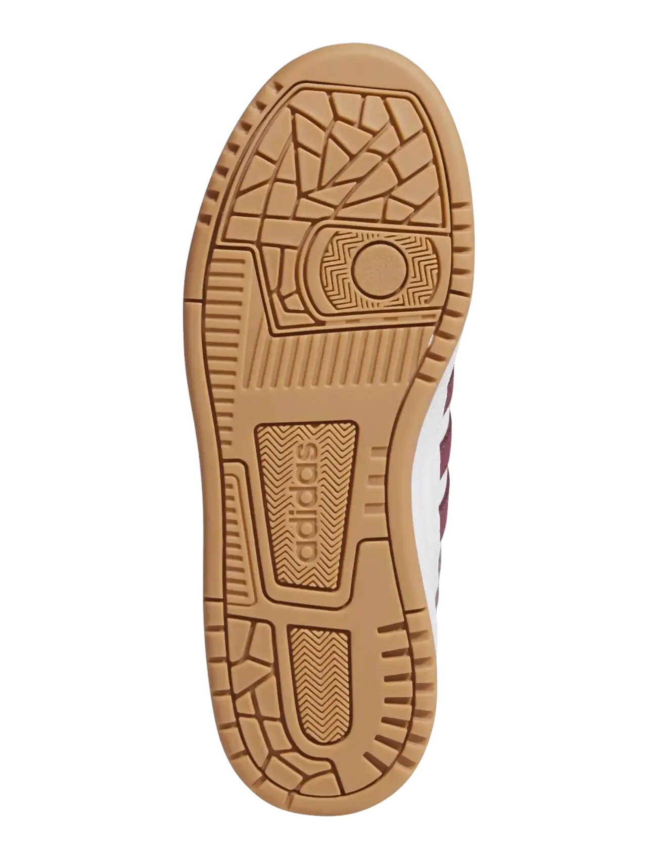 adidas Sportswear - RAPID COURT LOW J - baskets basses - ftwwht/maroon/gum4 - 5