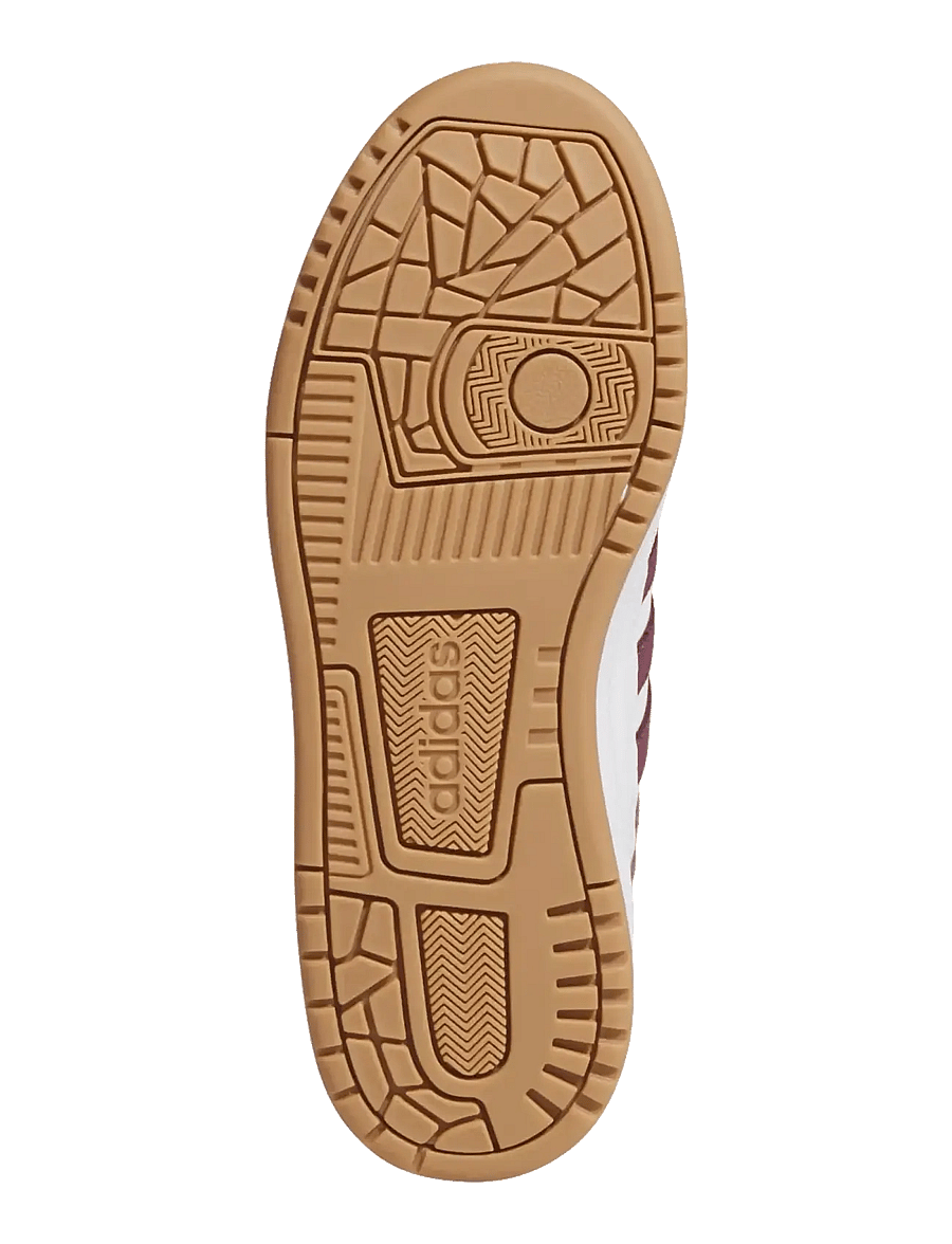 adidas Sportswear - RAPID COURT LOW J - baskets basses - ftwwht/maroon/gum4 - 5