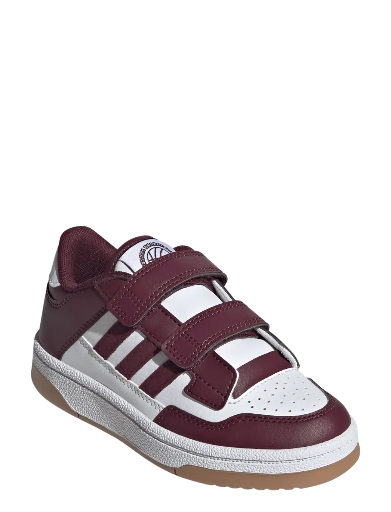 adidas Sportswear RAPID COURT CF C - Schuhe - FTWWHT/MAROON/GUM4 / burgundy