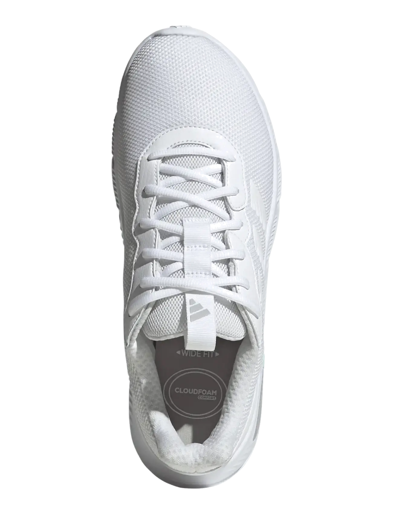 adidas Sportswear - CLOUDFOAM FLEX - LACES - niedriger schnitt - ftwwht/ftwwht/gretwo - 4