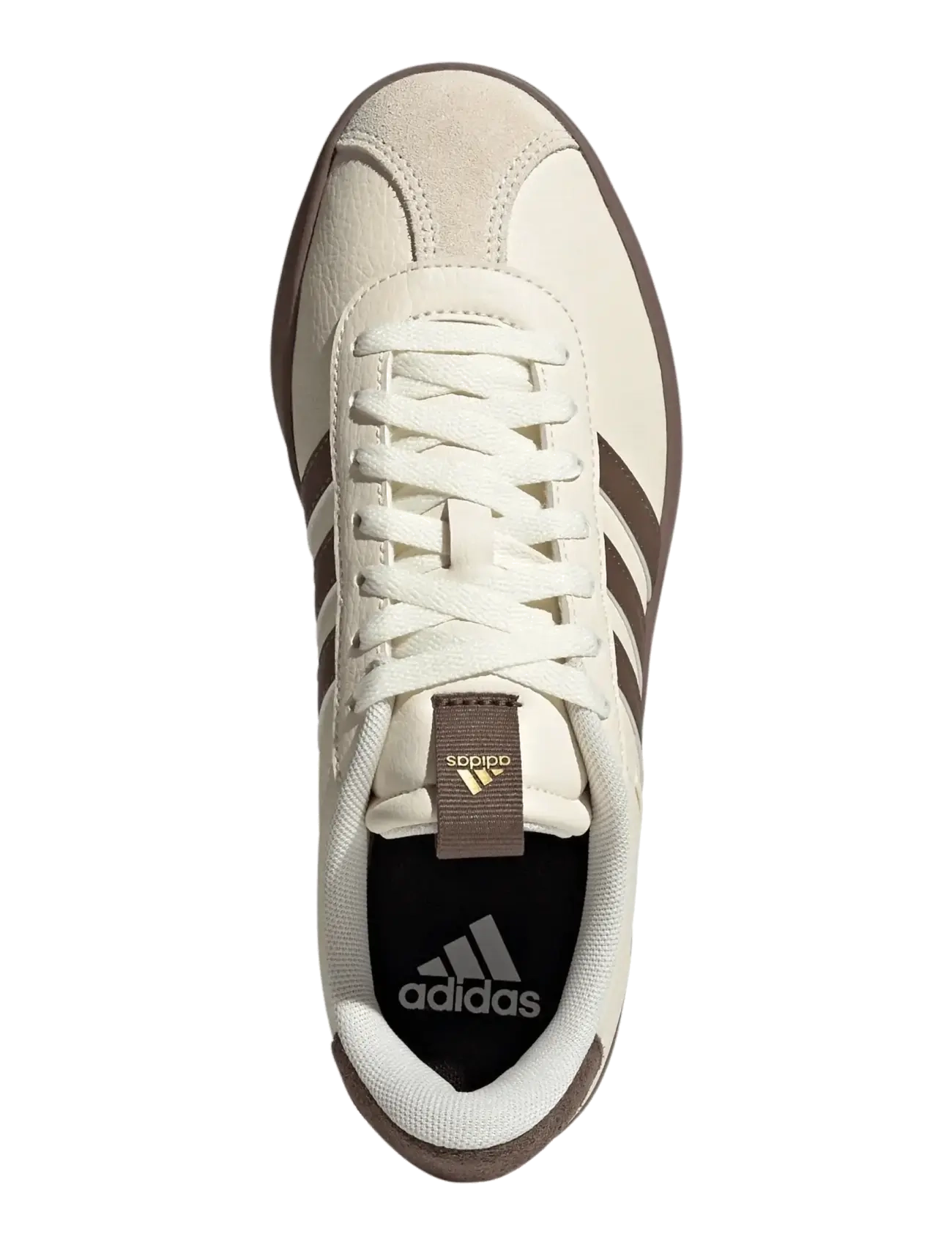 adidas Sportswear - VL COURT 3.0 - lave sneakers - owhite/earstr/goldmt - 4