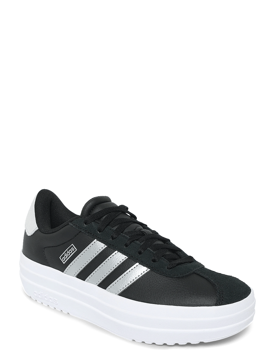 adidas Sportswear - VL COURT BOLD J - lave sneakers - cblack/silvmt/ftwwht - 0