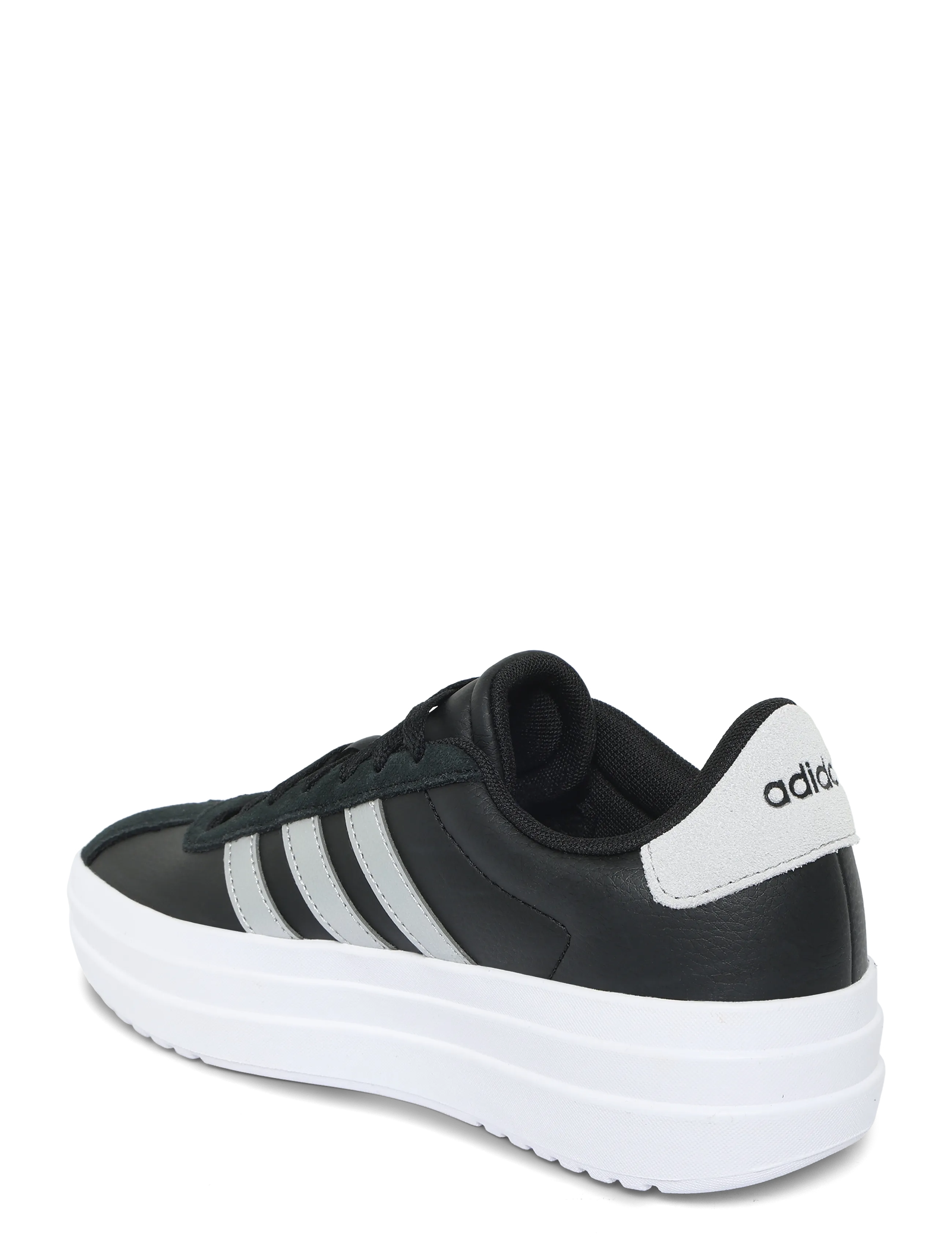 adidas Sportswear - VL COURT BOLD J - lave sneakers - cblack/silvmt/ftwwht - 1