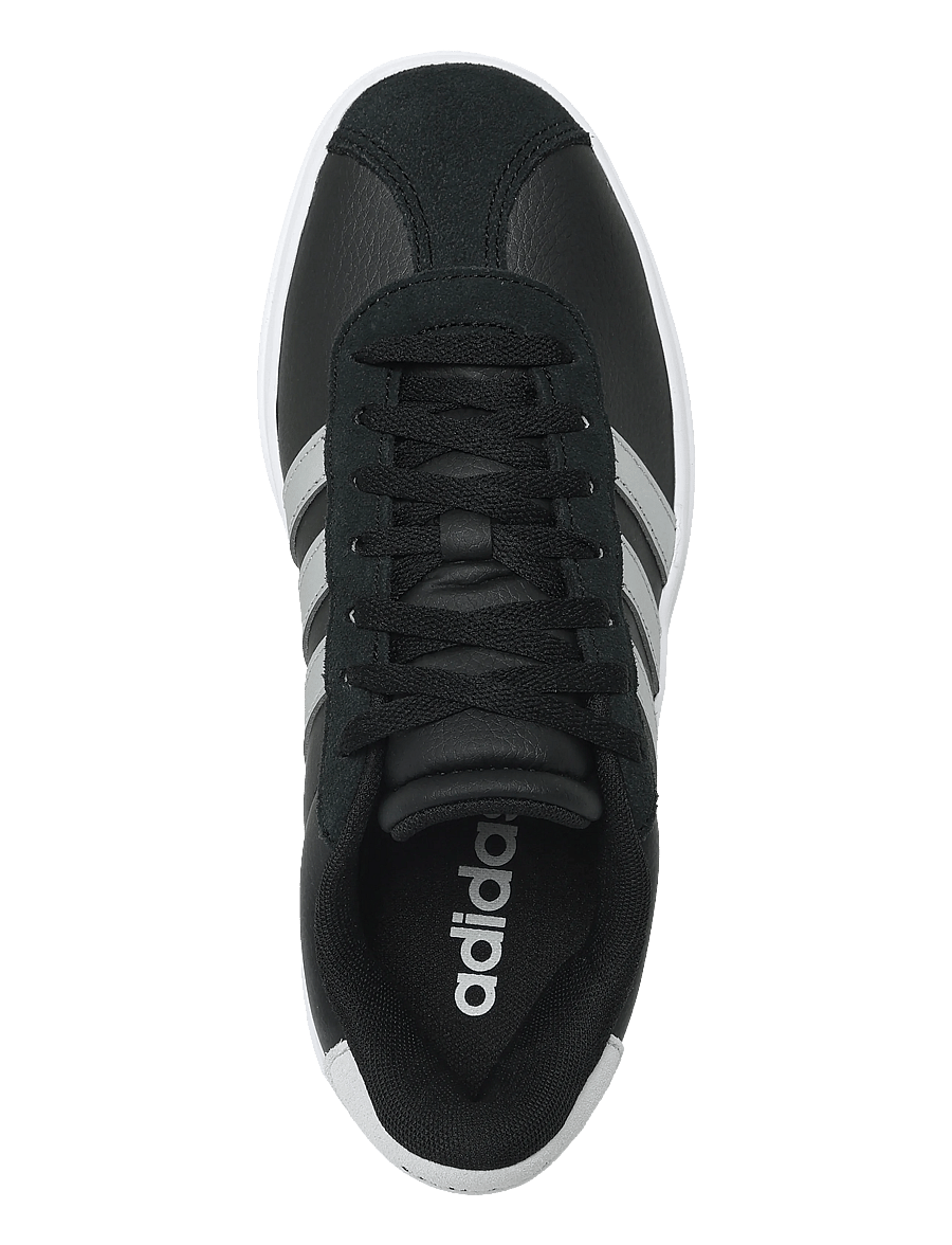 adidas Sportswear - VL COURT BOLD J - lave sneakers - cblack/silvmt/ftwwht - 3
