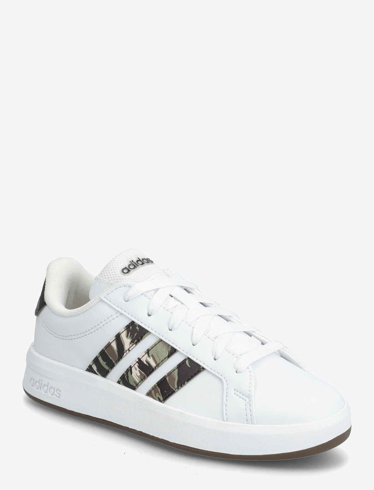 adidas Sportswear - GRAND COURT 3.0 J - lave sneakers - ftwwht/tengrn/gum5 - 0