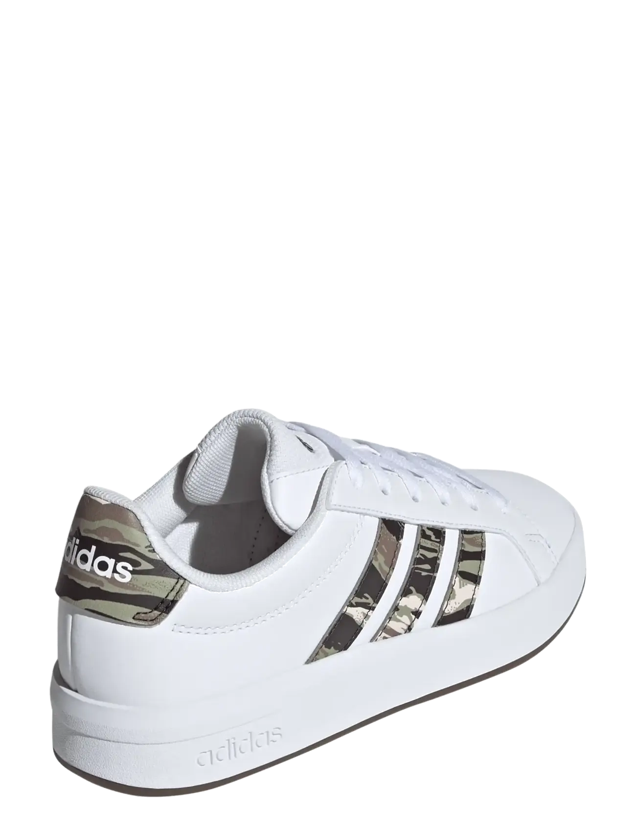 adidas Sportswear - GRAND COURT 3.0 J - baskets basses - ftwwht/tengrn/gum5 - 3