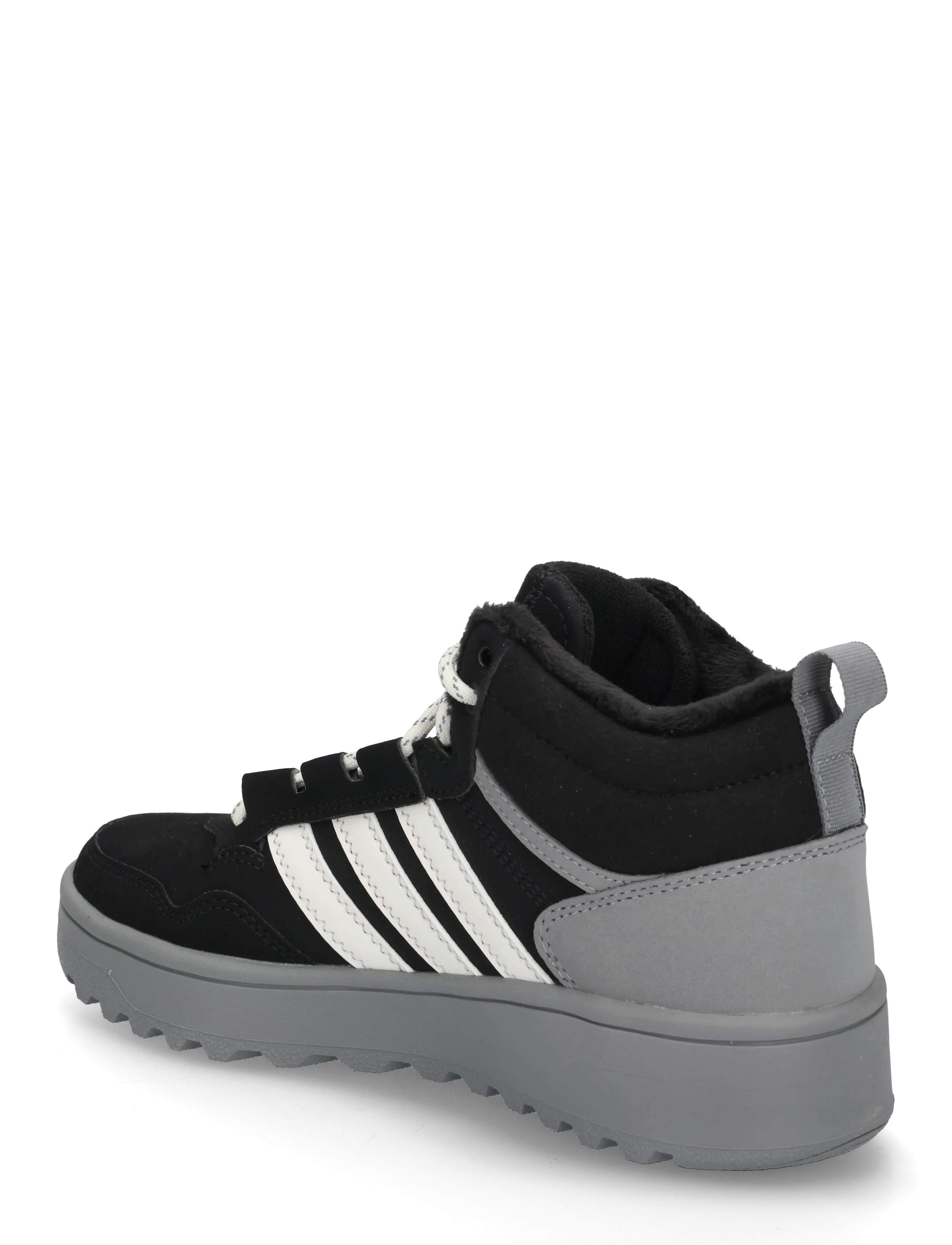 adidas Sportswear - HOOPS 4.0 MID WINTERIZED J - høje sneakers - cblack/grethr/owhite - 1
