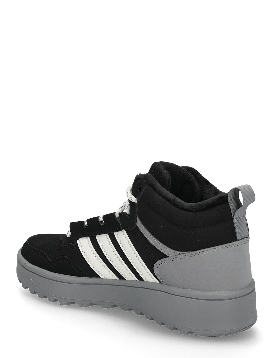 adidas Sportswear - HOOPS 4.0 MID WINTERIZED J - høje sneakers - cblack/grethr/owhite - 1