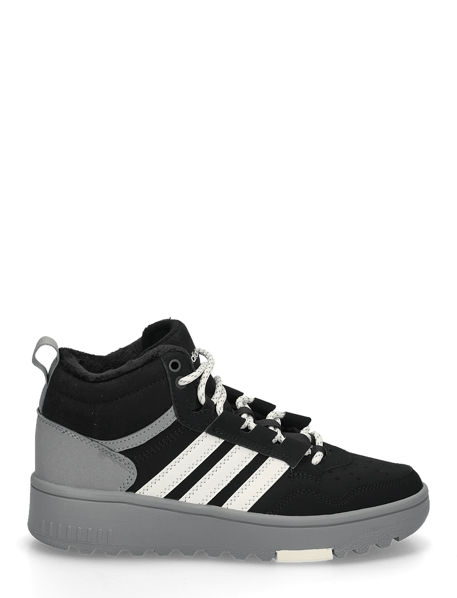adidas Sportswear - HOOPS 4.0 MID WINTERIZED J - høje sneakers - cblack/grethr/owhite - 2