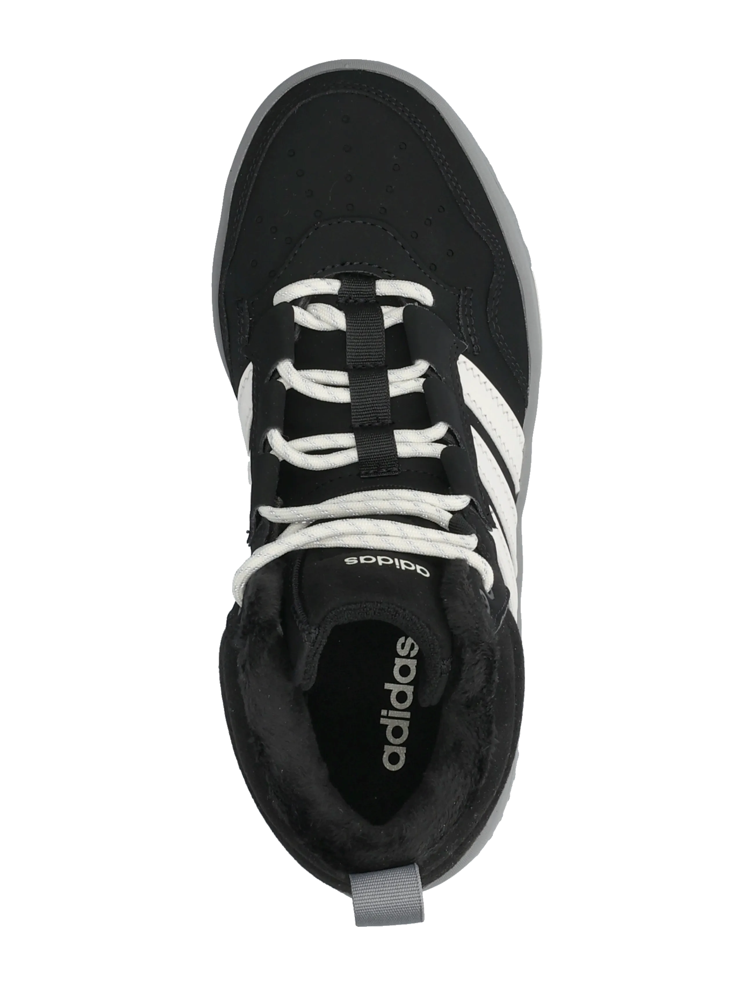 adidas Sportswear - HOOPS 4.0 MID WINTERIZED J - høje sneakers - cblack/grethr/owhite - 3