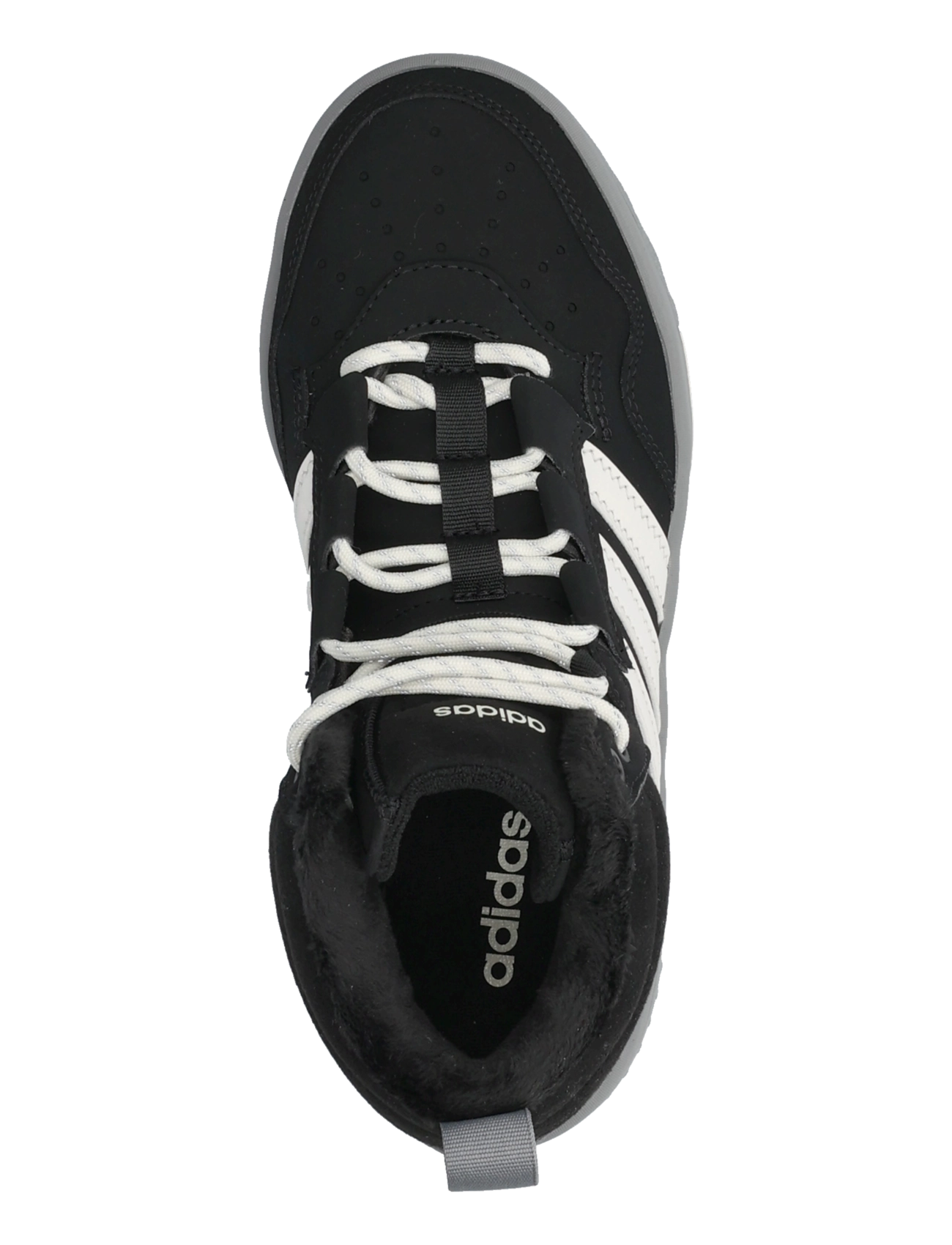 adidas Sportswear - HOOPS 4.0 MID WINTERIZED J - tennised - cblack/grethr/owhite - 3