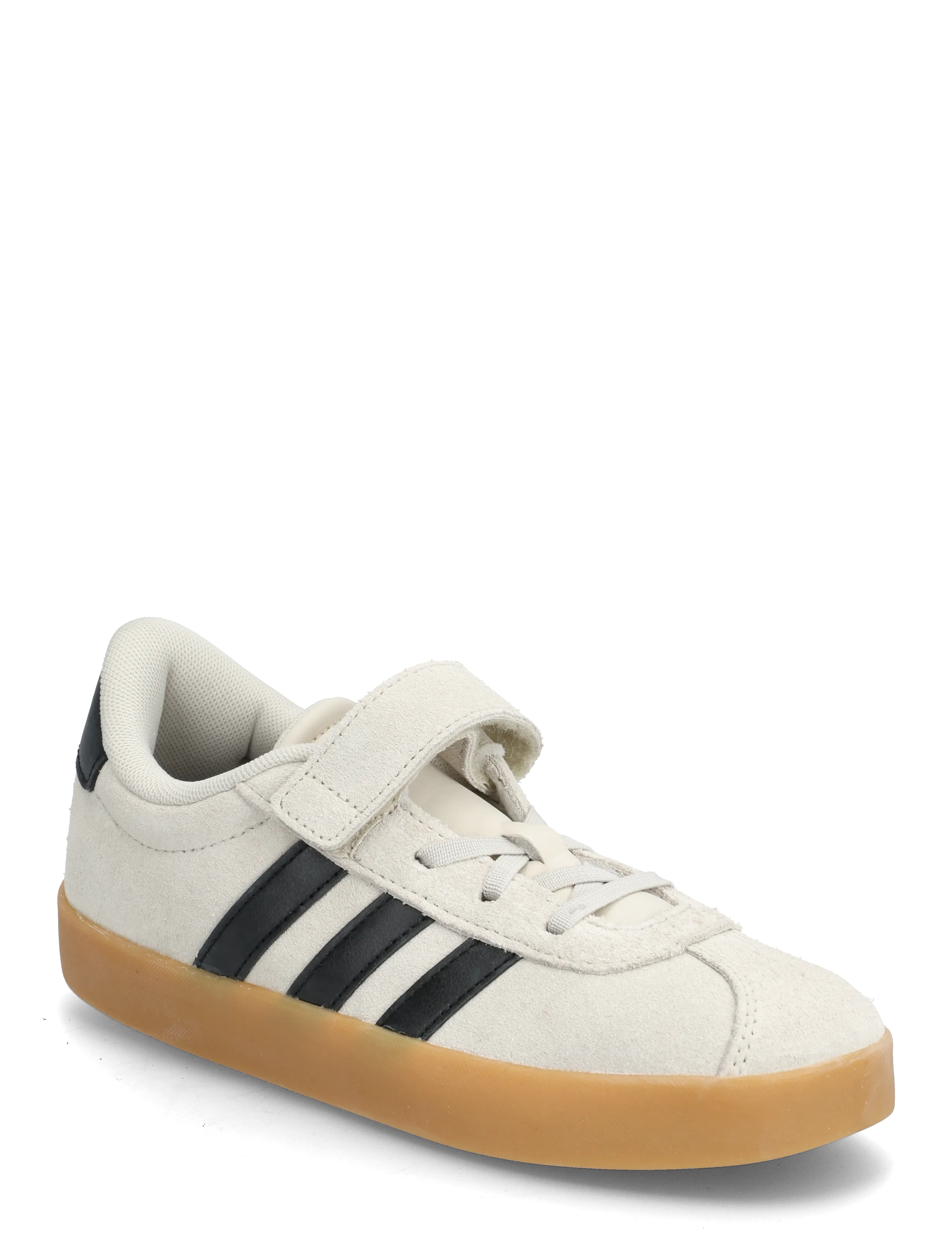 adidas Sportswear VL COURT 3.0 EL C - Schuhe - ALUMIN/CBLACK/GUM3 / cream