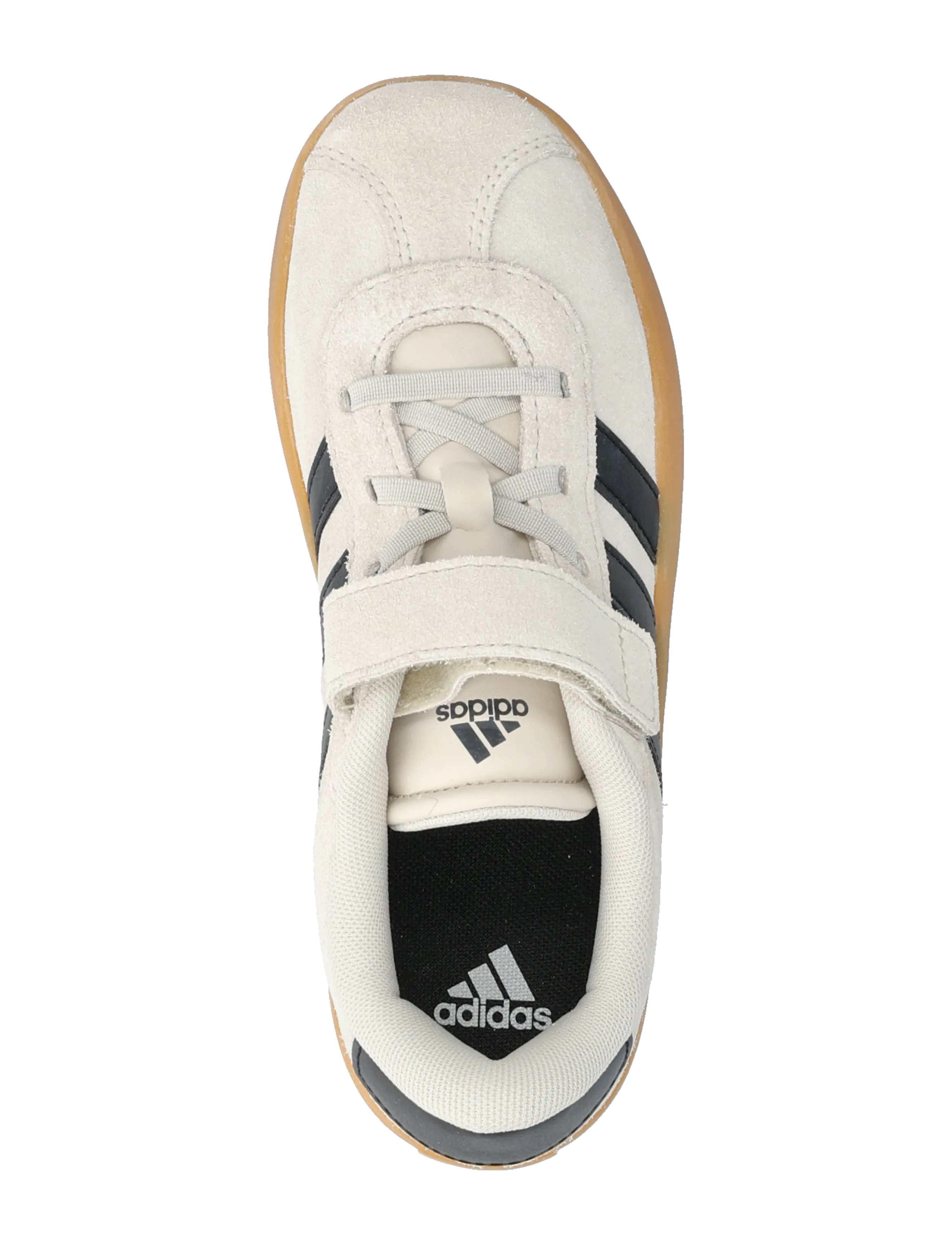 adidas Sportswear - VL COURT 3.0 EL C - lave sneakers - alumin/cblack/gum3 - 3