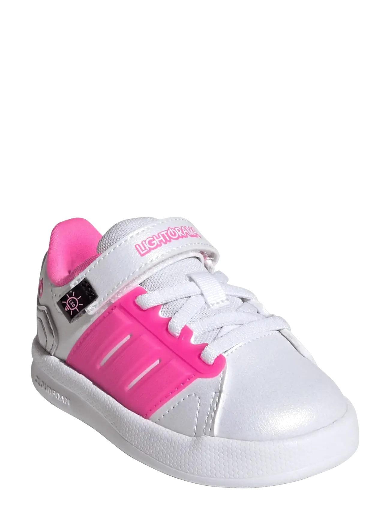 adidas Sportswear LIGHTORAMA COURT EL I - Sneakers - FTWWHT/LUCPNK/SILVMT / white