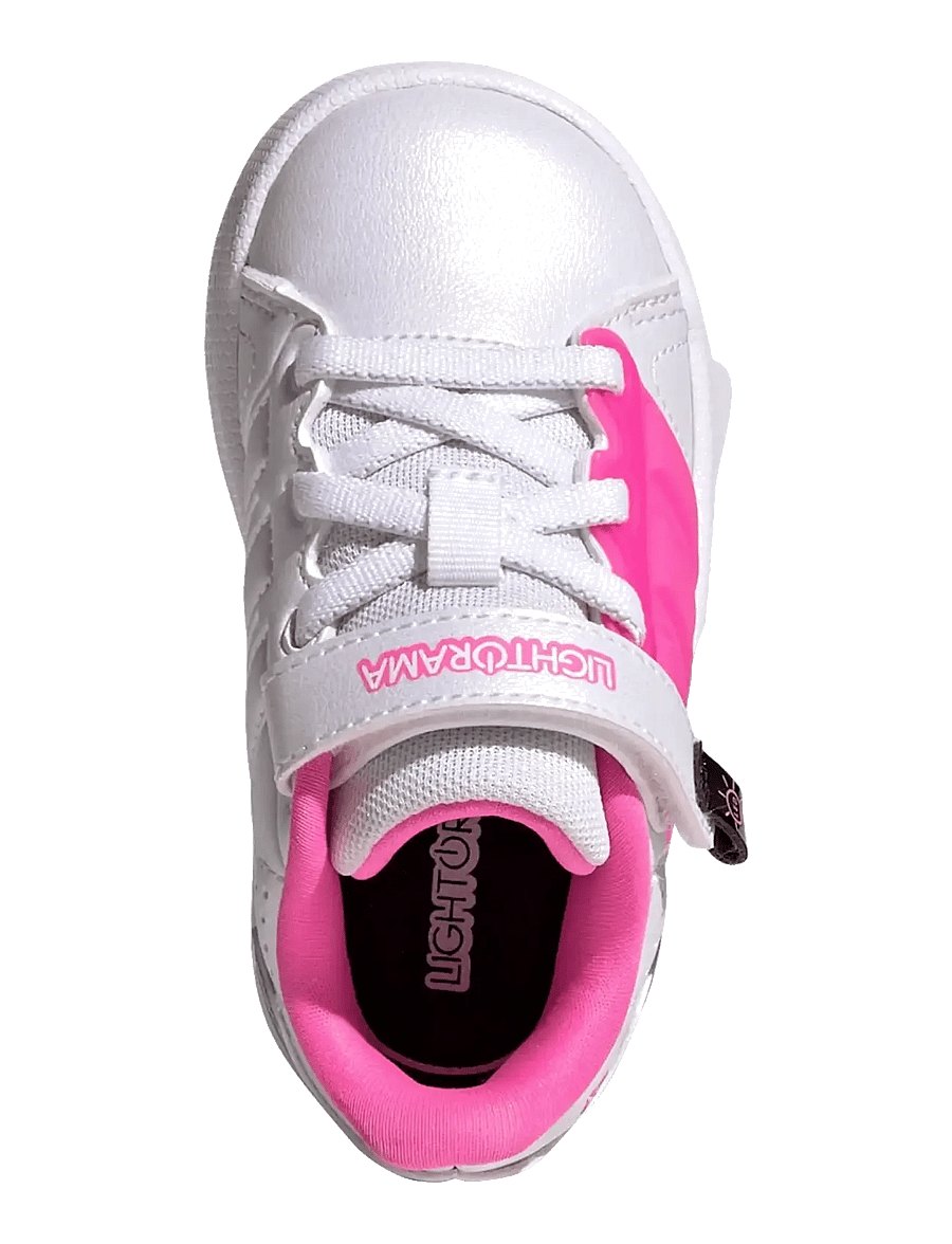 adidas Sportswear - LIGHTORAMA COURT EL I - niedriger schnitt - ftwwht/lucpnk/silvmt - 4