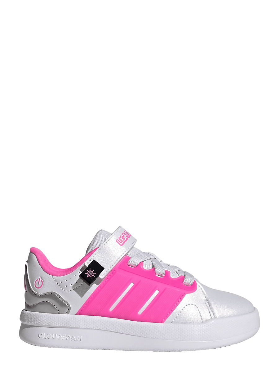 adidas Sportswear - LIGHTORAMA COURT EL C - låga sneakers - ftwwht/lucpnk/silvmt - 0