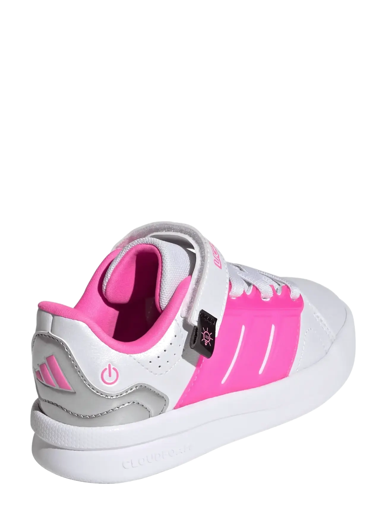 adidas Sportswear - LIGHTORAMA COURT EL C - lave sneakers - ftwwht/lucpnk/silvmt - 3