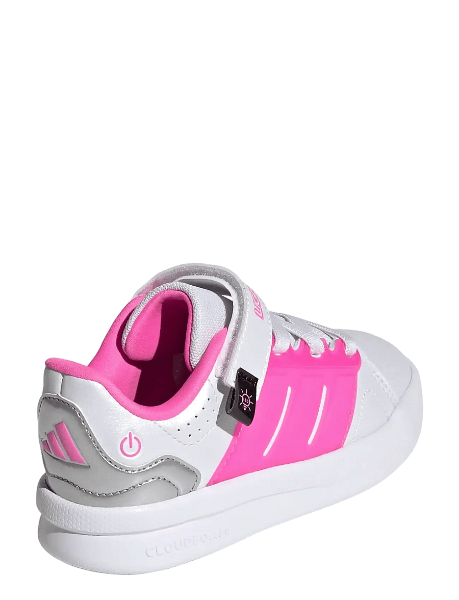 adidas Sportswear - LIGHTORAMA COURT EL C - lave sneakers - ftwwht/lucpnk/silvmt - 3