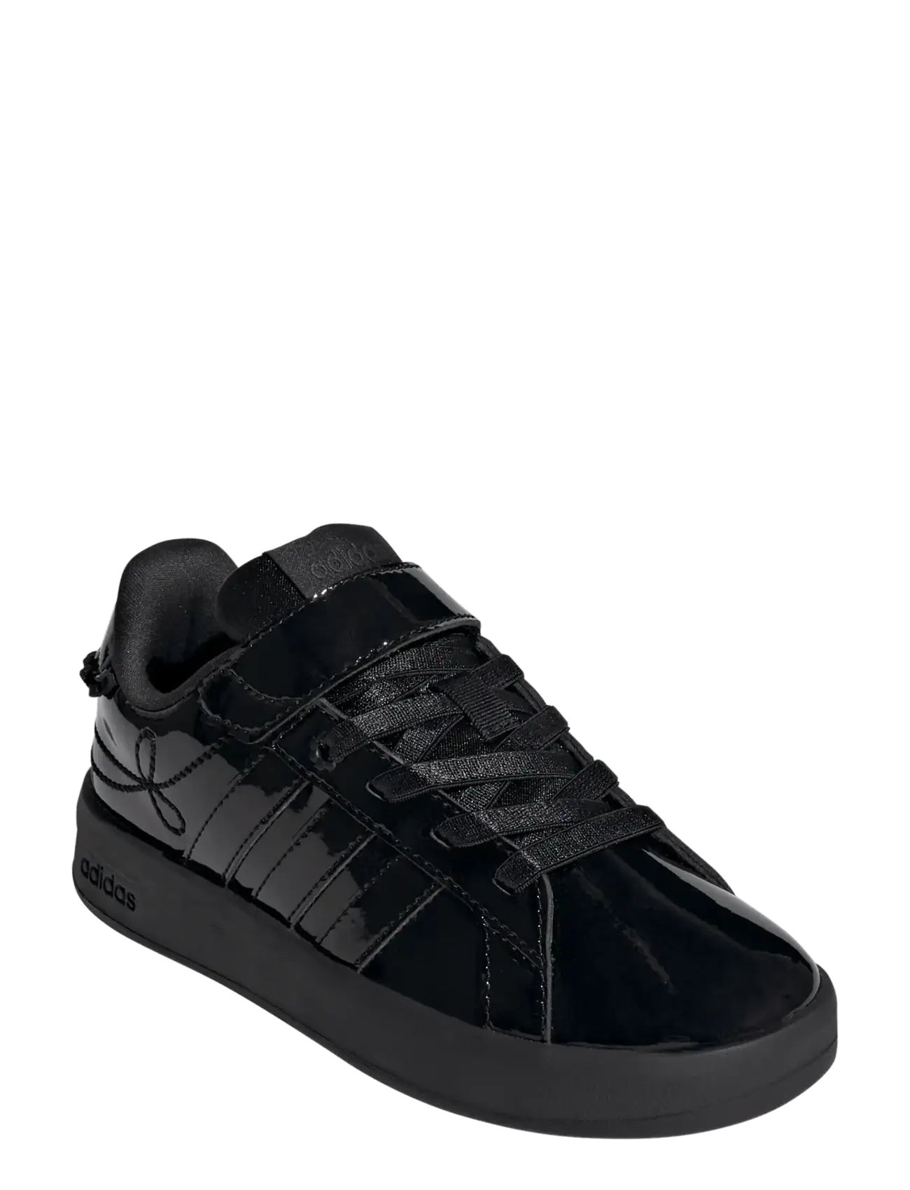 adidas Sportswear GRAND COURT 3.0 GIRLS EL C - Sneakers - CBLACK/CBLACK/CBLACK / black