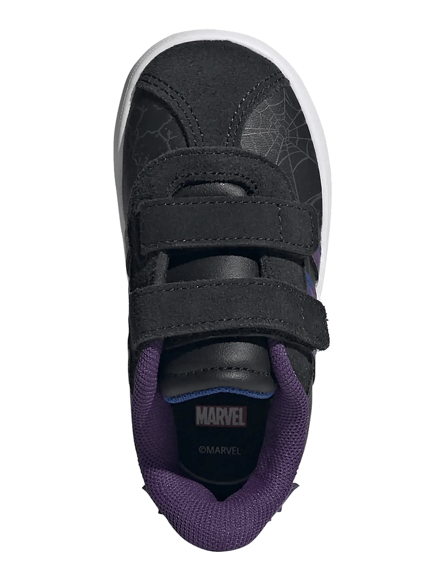 adidas Sportswear - VL COURT SPIDER-MAN CF I - lave sneakers - cblack/royblu/violet - 3