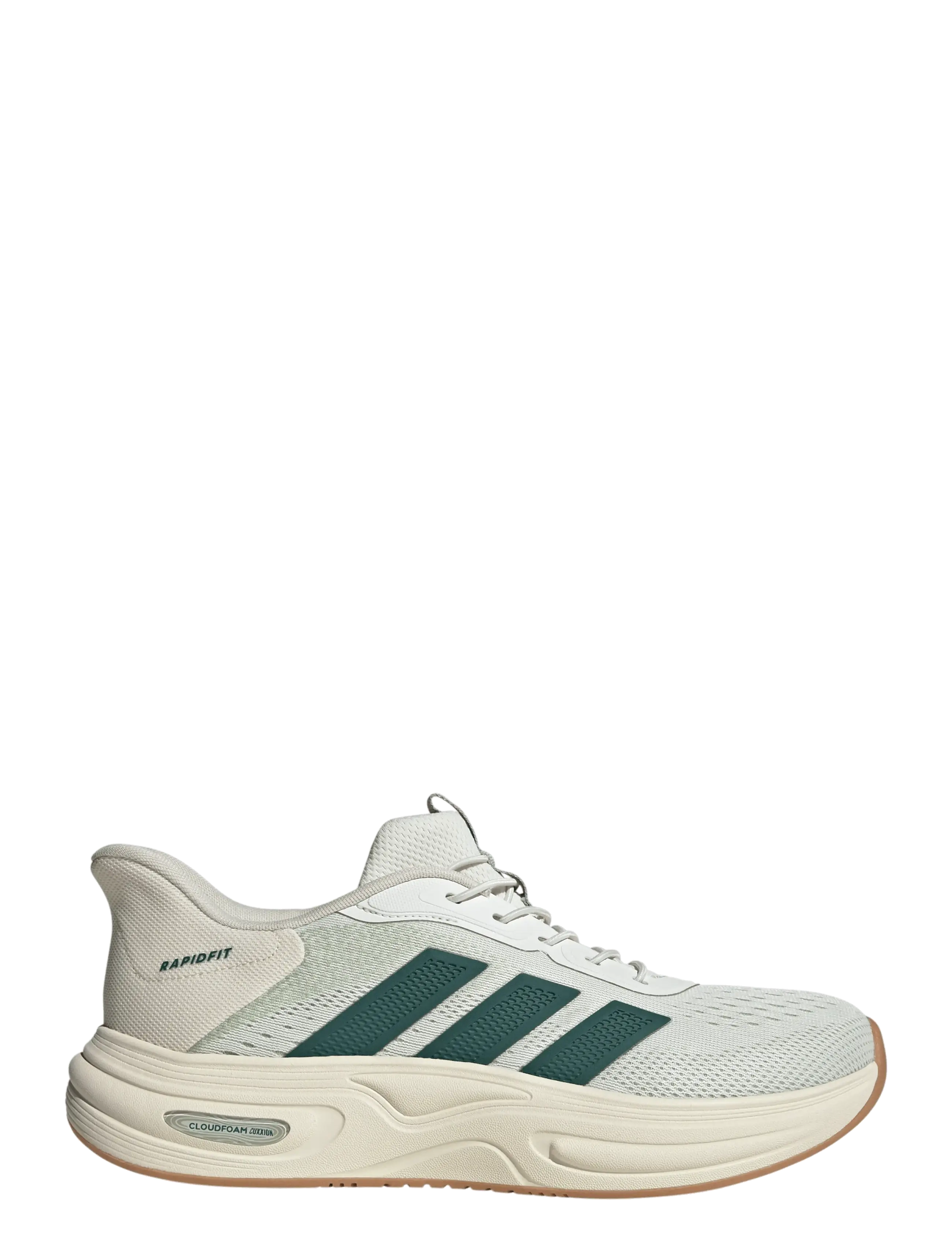 adidas Sportswear - CLOUDFOAM CUXXION - RAPIDFIT - lave sneakers - owhite/cgreen/halgrn - 1