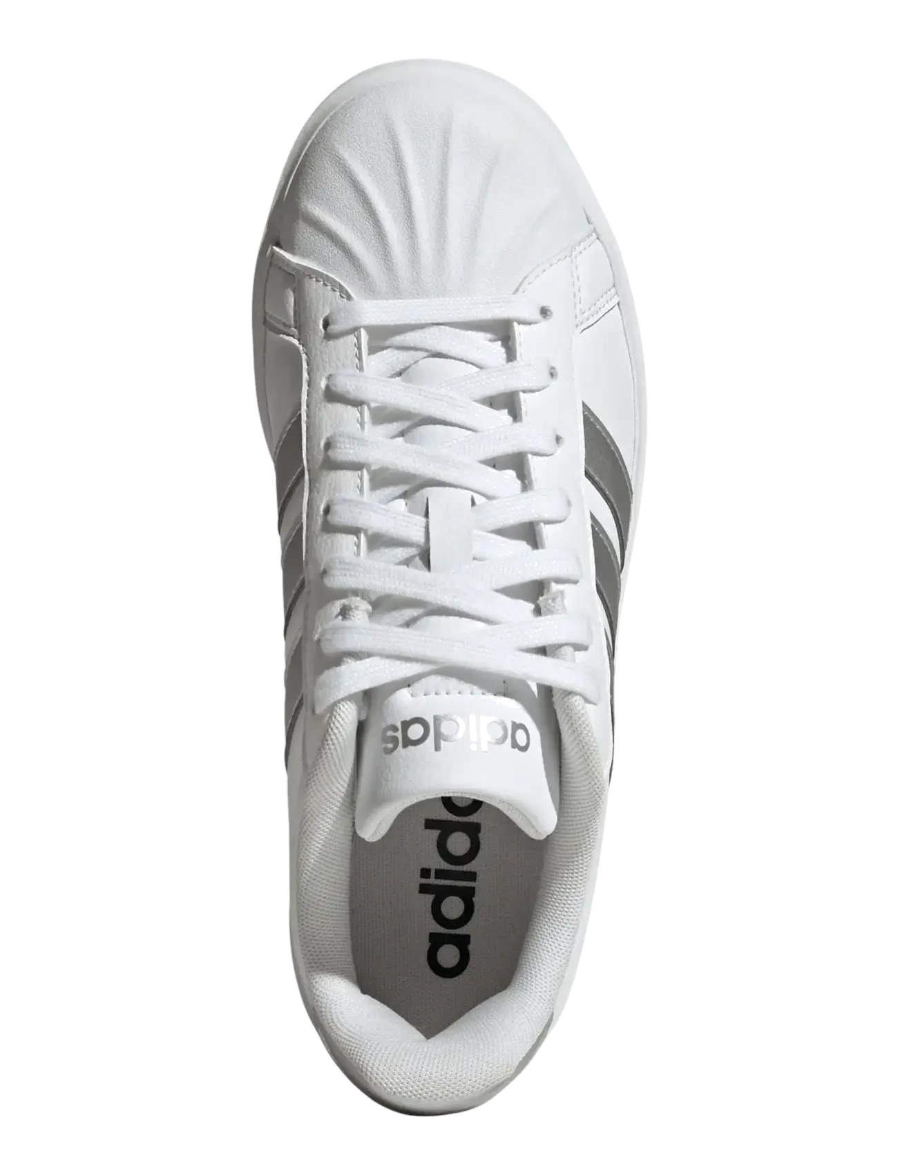 adidas Sportswear - STREETTALK BOLD - lave sneakers - ftwwht/silvmt/cblack - 4