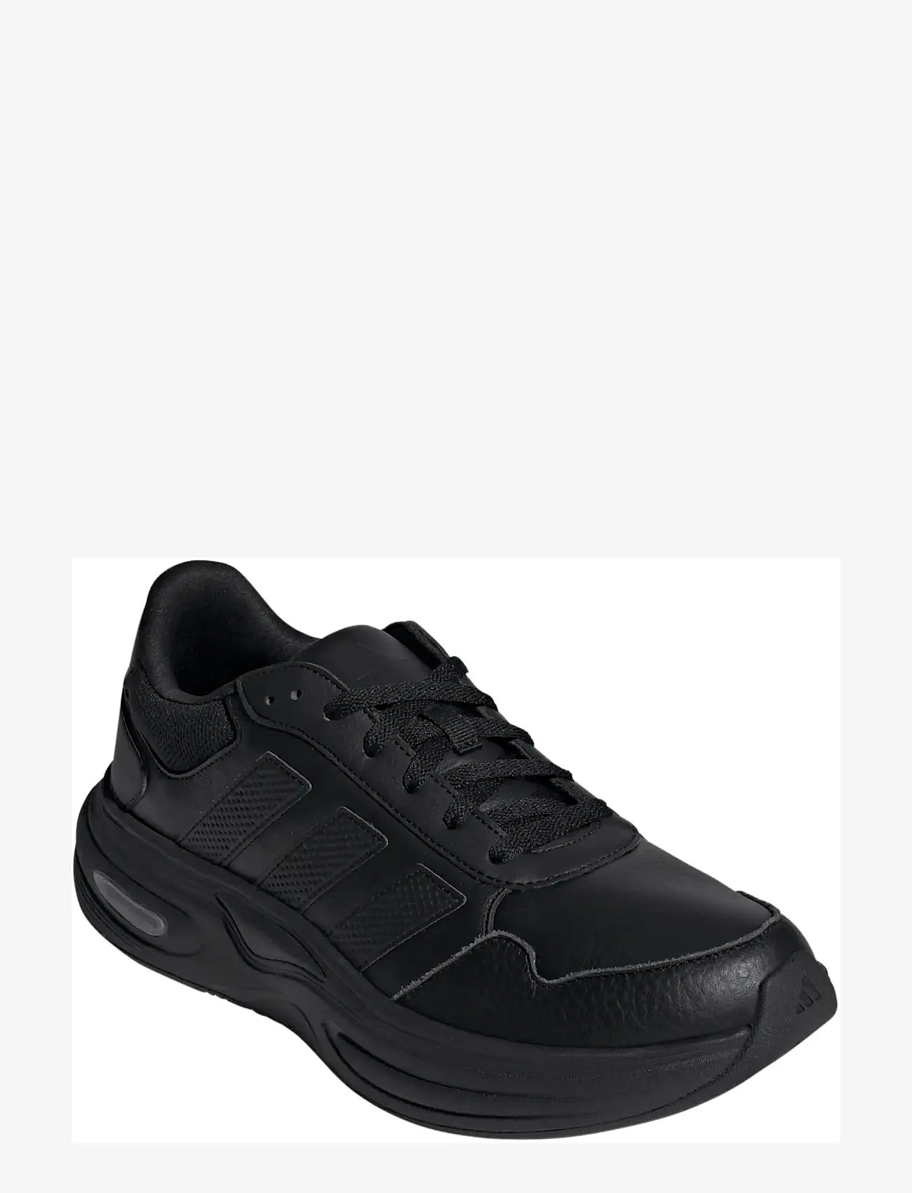 adidas Sportswear - CLOUDFOAM CUXXION - LEATHER - låga sneakers - cblack/cblack/grethr - 0