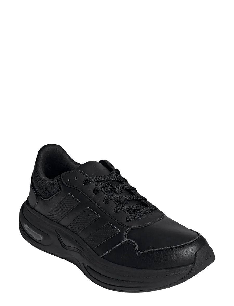 adidas Sportswear - CLOUDFOAM CUXXION - LEATHER - kõrge säärega tossud - cblack/cblack/grethr - 0