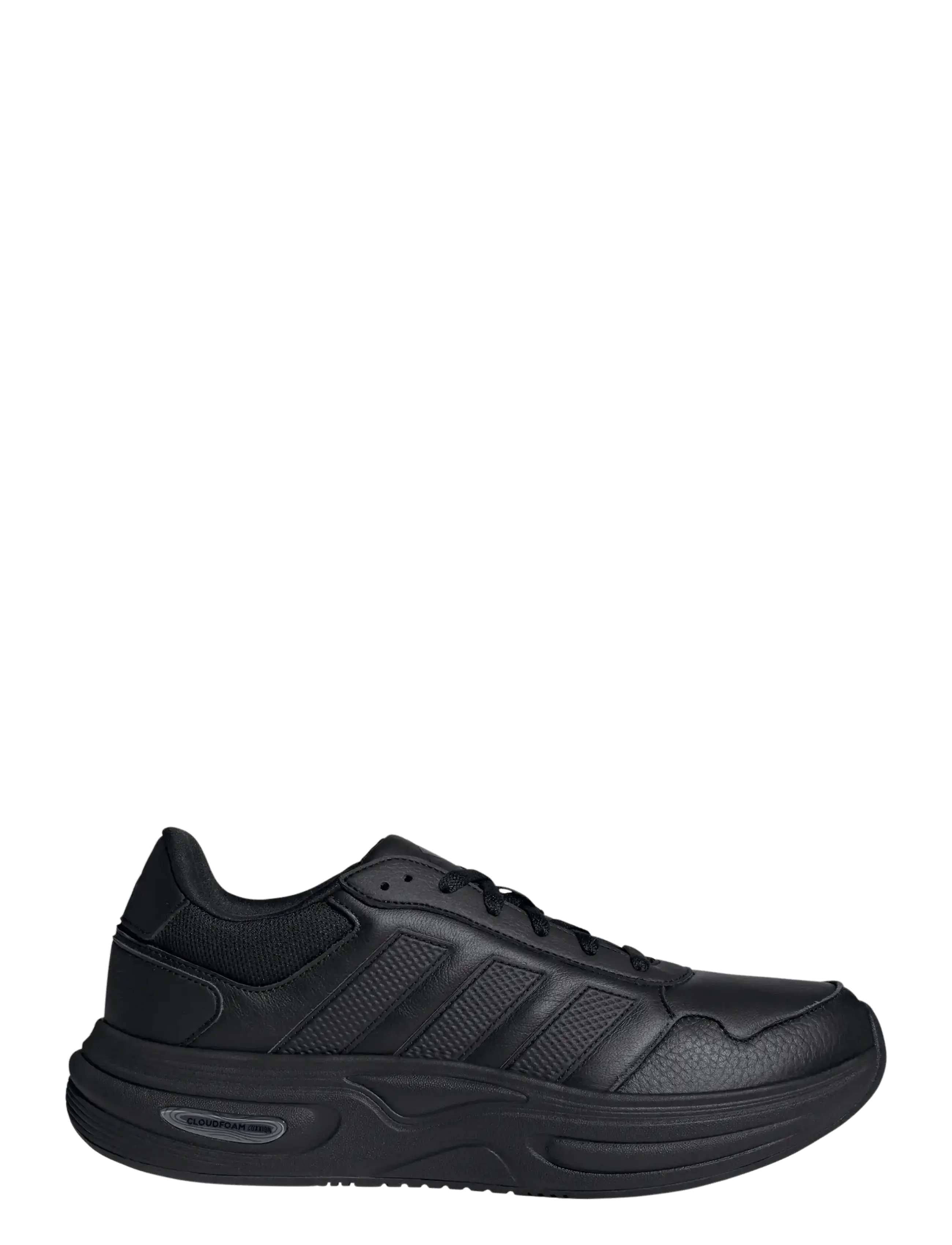 adidas Sportswear - CLOUDFOAM CUXXION - LEATHER - kõrge säärega tossud - cblack/cblack/grethr - 1