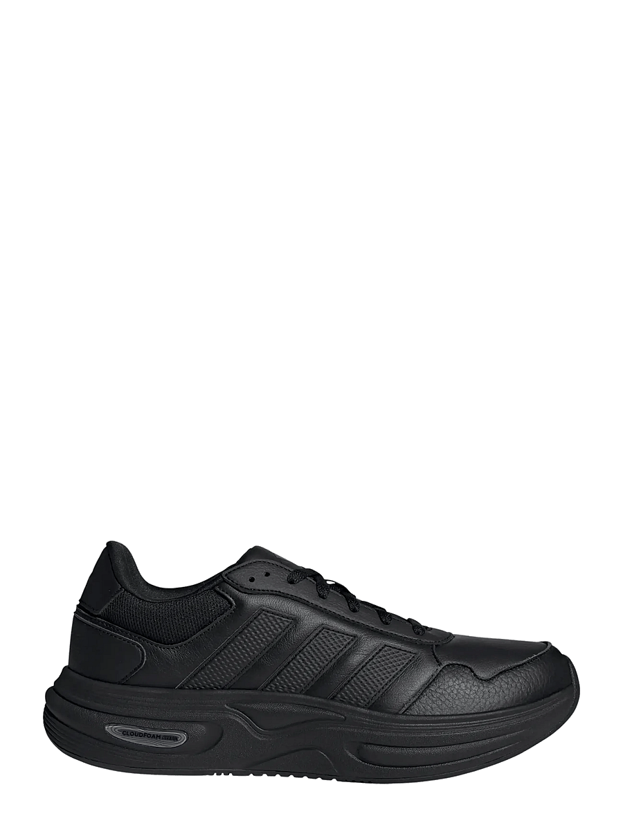 adidas Sportswear - CLOUDFOAM CUXXION - LEATHER - kõrge säärega tossud - cblack/cblack/grethr - 1