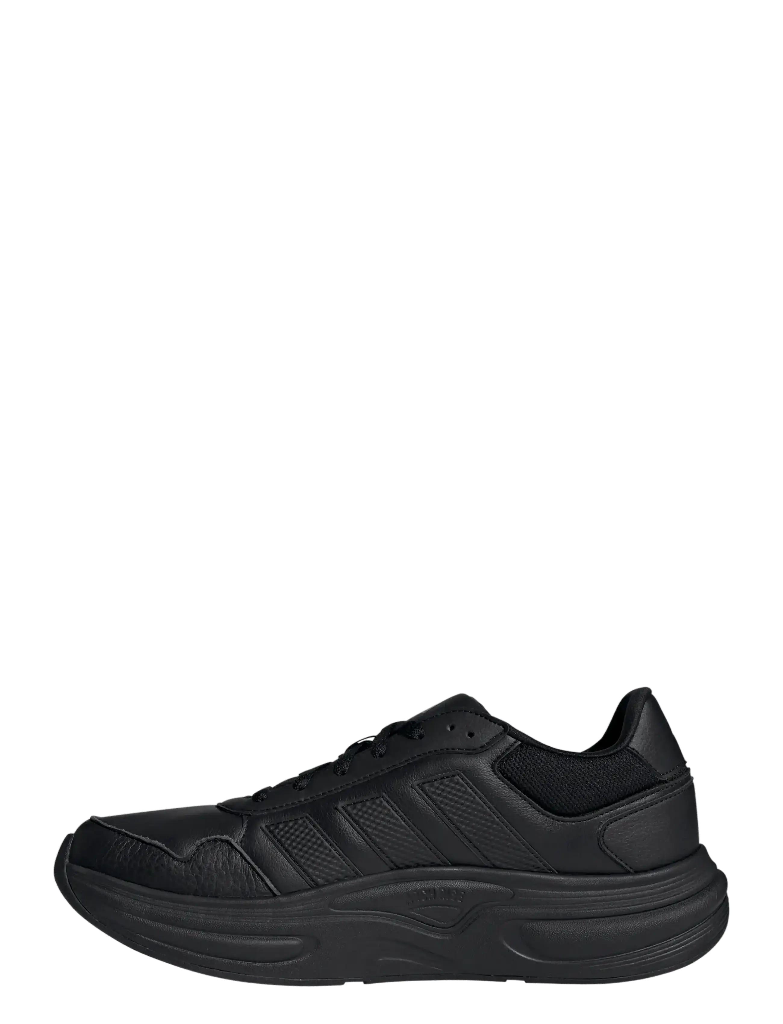 adidas Sportswear - CLOUDFOAM CUXXION - LEATHER - kõrge säärega tossud - cblack/cblack/grethr - 2