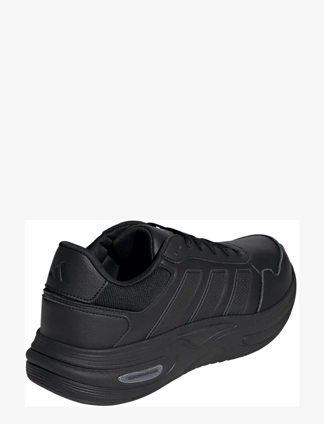 adidas Sportswear - CLOUDFOAM CUXXION - LEATHER - låga sneakers - cblack/cblack/grethr - 3