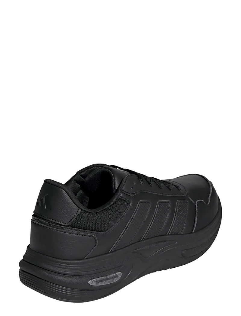 adidas Sportswear - CLOUDFOAM CUXXION - LEATHER - låga sneakers - cblack/cblack/grethr - 3